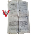 Greater Poland Uprising- Confirmation of requisition of 34 thousand zlotys, Terespol 1940, Jan Plaszek