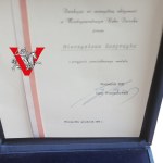 ZHP Polish Scouting Association-Beautiful Medal with a Signature Wojciechowski.