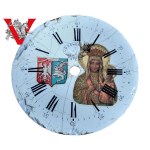 Patriotic numeral from pocket watch, Pogoń , Eagle, Mother of God