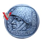 LWP Warsaw Military District - beautiful medal 165 grams