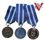 In the Penitentiary Service set gold, silver, bronze - three pieces