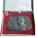70 years of the Boy-Zeleński lay movement , huge plaque 320 gram bronze