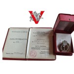 Gold badge Załsużony dla Rozowju Woj Katowickiego, Legitymacja , Pudełka, Soldier PSZ