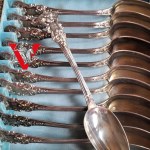 France 12 srerbriated teaspoons 19th century, over 250 grams of silver, QUARTER KILO OF SILVER