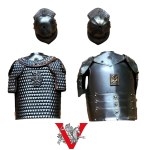 Two mini Hussar armors, a rarity