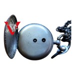 19th century pocket watch with devise and key, enameled [BEAUTIFUL].