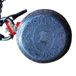 19th century pocket watch with devise and key, enameled [BEAUTIFUL].