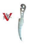 Letter knife, brass eastern