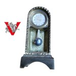 Miniature brass clock 5 cm,