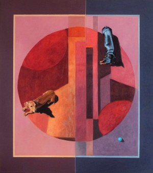 Sławomir Setlak, Turquoise ball, 2025