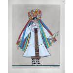 Zofia Stryjeńska (1891 - 1976), PANNA MŁODA Z WOŁYNIA,1939