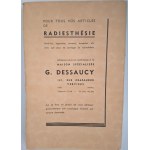 1939 [RADIESTHESIE-CHIROMANCE] DISCRY GEORGES, Radiesthésie. La science des sourciers à la portée de tous.(...).