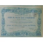 1869. LILLE-VALENCIENNES RAILROAD. Chemin de Fer de Lille a Valenciennes.