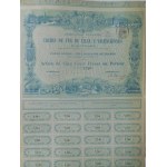 1869. LILLE-VALENCIENNES RAILROAD. Chemin de Fer de Lille a Valenciennes.