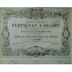 1867. PERPIGNAN-PRADES RAILROAD. Chemin de Fer de Perpignan a Prades.