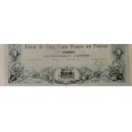 1873. POITIERS-SAUMUR RAILROAD. Chemin de Fer de Poitiers a Saumur.