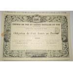 1873. RAILROAD AND MINING BASIN OF THE DEPARTMENT OF VAR - AZURE COAST. Chemin de Fer et Bassin Houiller du Var.