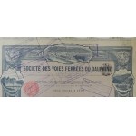 1906. THE IRON ROADS SOCIETY OF THE DAUPHINE. Societe des Voies Ferrrees du Dauphine.