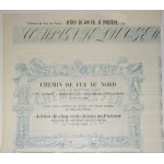 1856. RAILROADS OF THE NORTH OF FRANCE. Chemins de Fer du Nord.
