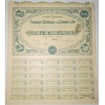 1908. RAILROADS AND ELECTRIC TRAMWAYS OF FRANCE. Societe Francaise de Tramways Electriques et de Chemins de Fer.