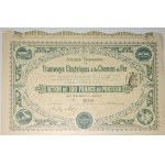 1908. RAILROADS AND ELECTRIC TRAMWAYS OF FRANCE. Societe Francaise de Tramways Electriques et de Chemins de Fer.