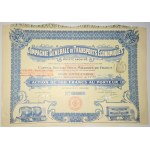 1908. COMPAGNIE GENERAL DE TRANSPORTS ECONOMIQUES RAILROADS. Compagnie Generale de Transports Economiques.