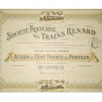 1907. FRENCH SOCIETY OF RENARD TRAINS. Societe Francaise des Trains Renard.