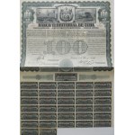 1911. LAND BANK OF CUBA - UNPAID. BANCO TERROTORIAL DE CUBA. 100 DOLLARS IN GOLD.