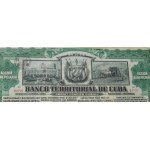 1911. LAND BANK OF CUBA - UNPAID. BANCO TERROTORIAL DE CUBA. 1 PREFERRED SHARE.