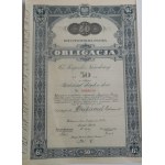 1934. BOND 6% NATIONAL LOAN. EDMUND DUHAMEL DIRECTOR. CZĘSTOCHOWIANKA AND PRESIDENT OF THE TOW. POLISH-FRENCH FRIENDSHIP.