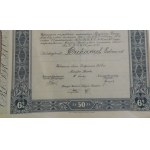 1934. BOND 6% NATIONAL LOAN. EDMUND DUHAMEL DIRECTOR. CZĘSTOCHOWIANKA AND PRESIDENT OF THE TOW. POLISH-FRENCH FRIENDSHIP.