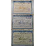 1935. COLLECTION OF 3 MORTGAGE BONDS OF THE LAND CREDIT SOCIETY IN WARSAW