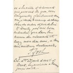 1905 [FOCH FERDYNAND MARSHAL OF FRANCE AND POLAND - LETTER TO DOUGLAS HAIG] Paris le 4.12.05 Mon cher Douglas (...).