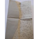 1842-1844. CONTRACT FOR THE SALE OF A HOUSE WITH HEREDITARY LAND IN LVIV.