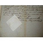 1842-1844. CONTRACT FOR THE SALE OF A HOUSE WITH HEREDITARY LAND IN LVIV.