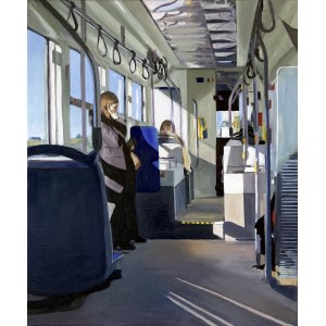 Anna Kielian, Girl on the Tram, 2024