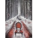 Aneta B. Szamel, Winter Bloody Forest, 2022