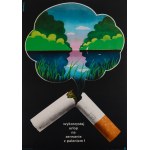 proj. by Witold JANOWSKI (1926-2016), Use your vacation to quit smoking! 1981