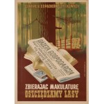 Collecting waste paper saves the forest, 1952