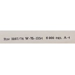 proj. Jerzy FLISAK (1930-2008), Someone is lurking in my life, 1974