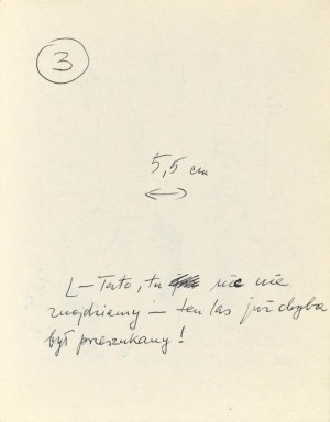 Gwidon MIKLASZEWSKI (1912-1999), Tato, tu nic nie znajdziemy - tem las już chyba był przeszukany!