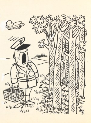 Gwidon MIKLASZEWSKI (1912-1999), Grzyby! Na ochotnika wystąp!