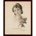 Józef Mehoffer (1869 - 1946), "Portrait of a Lady."