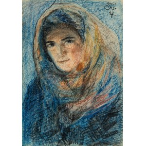 Jerzy Potrzebowski (1921 - 1974), In a Scarf.