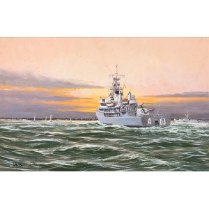 Henryk Baranowski (1932 - 2005), Warships in the Gulf of Gdansk.