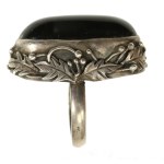 Ring with black stone, R/J (107)