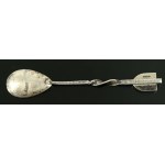 Spoon with the coat of arms of Warsaw, Cracow silver sample "3" after 1963 (111)