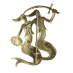 Brooch Warsaw Mermaids, Henryk Grunwald (112)