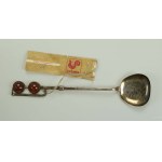 Spoon with ORNO ambers - proj. A. Gladun (115)