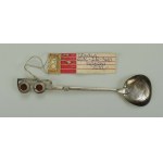 Spoon with ORNO ambers - proj. A. Gladun (115)